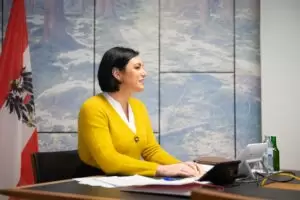 Ministerin Köstinger bereitete den Weg für die TKG-Novelle. Foto: BMLRT