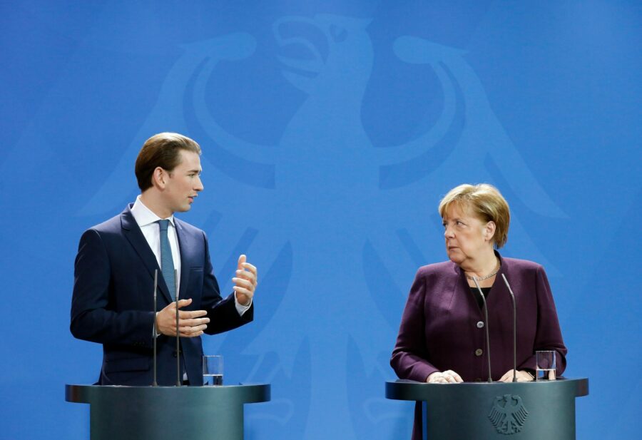 Sebastian Kurz und Angela Merkel; Foto: BKA/ Dragan Tatic Sebastian Kurz und Angela Merkel; Foto: BKA/ Dragan Tatic