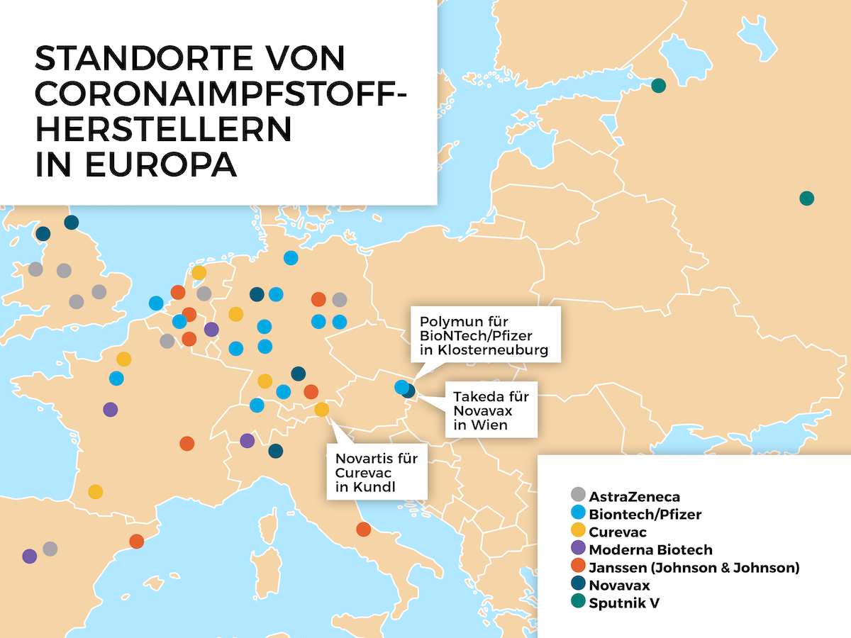 Impfstoffproduktion in Europa. Grafik: Zur-Sache
