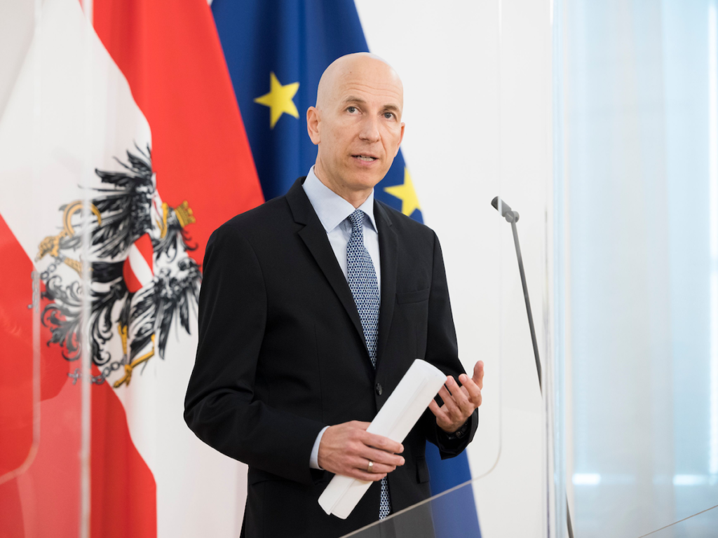 Arbeitsminister Martin Kocher; Foto: BKA