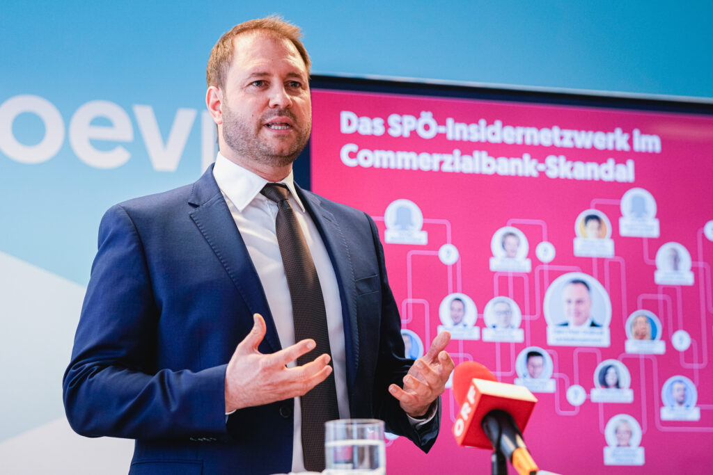 Christian Sagartz, Landesparteiobmann ÖVP Burgenland; Foto: ÖVP/Florian Schrötter
