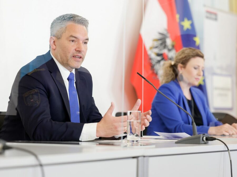 Innenminister Karl Nehammer: Staatsschutz neu aufgestellt; Foto: BKA/ Andy Wenzel