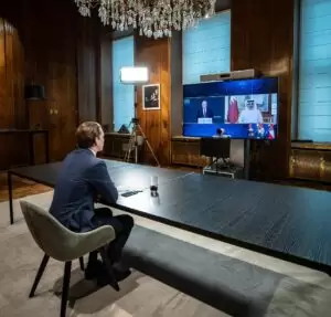 Bundeskanzler Sebastian Kurz beim St. Petersburger Wirtschaftsforum; Foto: Arno Melicharek