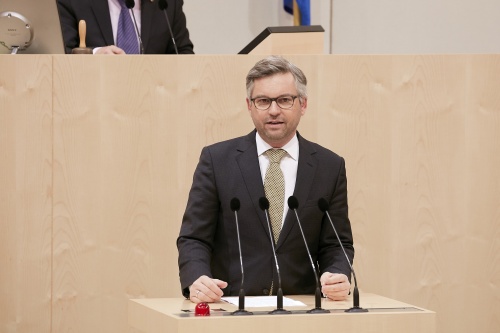 Staatssekretär Magnus Brunner - © Parlamentsdirektion / Thomas Topf