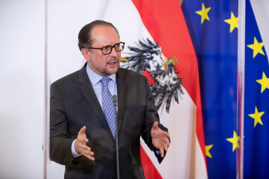 Außenminister Alexander Schallenberg / Foto: BKA/Christopher Dunker