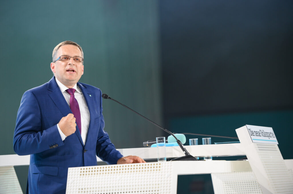 August Wöginger am Bundesparteitag der ÖVP/ Foto: ÖVP/Gruber August Wöginger am Bundesparteitag der ÖVP/ Foto: ÖVP/Gruber