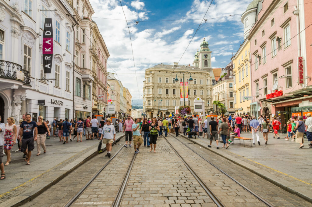 Landstraße in Linz. Foto: iStock/ StockImages_AT Landstraße in Linz. Foto: iStock/ StockImages_AT