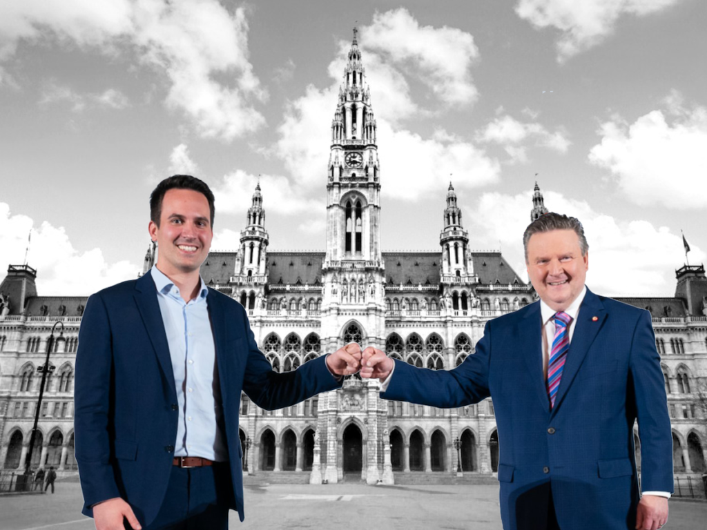 Kein Bundesland inseriert so viel wie Wien. v.l.: Christoph Wiederkehr (NEOS) & Bürgermeister Michael Ludwig (SPÖ - Foto: Fotos: wien.gv.at; iStock.com/ Gim42) Kein Bundesland inseriert so viel wie Wien. v.l.: Christoph Wiederkehr (NEOS) & Bürgermeister Michael Ludwig (SPÖ - Foto: Fotos: wien.gv.at; iStock.com/ Gim42)
