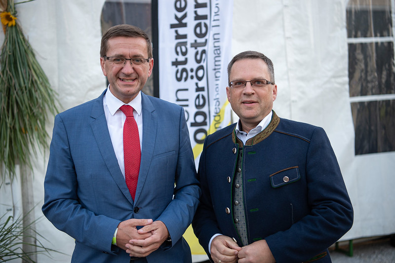 Klubobmann August Wöginger in Wolfern - Foto: OÖVP