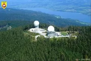 Luftraumüberwachung: Radar am Kolomansberg über dem Irrsee; Foto: Bundesheer