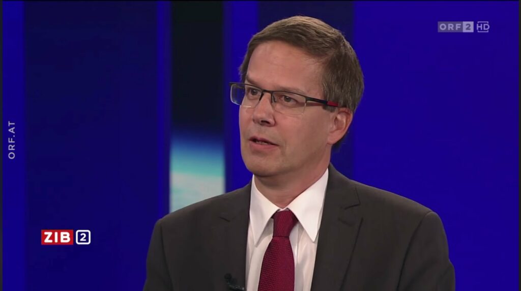 Im Interview in der ZiB2 konnte der Rechtsexperte Univ. Prof. Robert Kert zu den Vorwürfen aus juristischer Sicht klar Stellung beziehen. - Screenshot: ORF.at Im Interview in der ZiB2 konnte der Rechtsexperte Univ. Prof. Robert Kert zu den Vorwürfen aus juristischer Sicht klar Stellung beziehen. - Screenshot: ORF.at