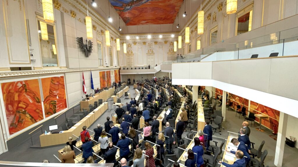 Die Auslieferung von VP-KO Sebastian Kurz wurde im Nationalrat einstimmig beschlossen. Foto: Michael Tögel