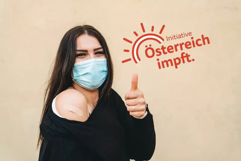 Die Initiative "Österreich impft" bietet Informationen über die Corona-Schutzimpfung. Foto: Logo Österreich impft / iStock FilippoBacci