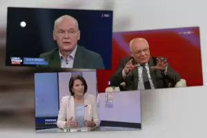Am Wochenende wurde in zahlreichen Diskussionsformaten über die aktuelle politische Lage debattiert. - Screenshots: tvthek.orf.at / servustv.com