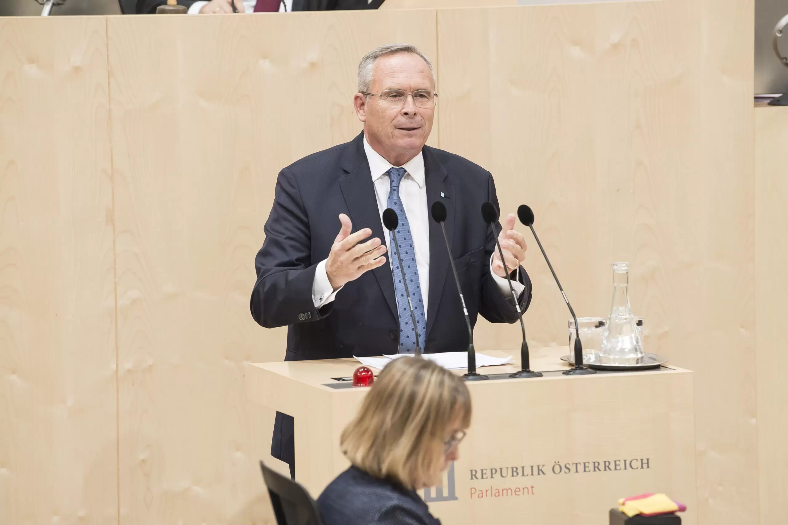 Karl Mahrer ist der neue VP-Parteiobmann für Wien. Foto: Parlamentsdirektion / Thomas Jantzen