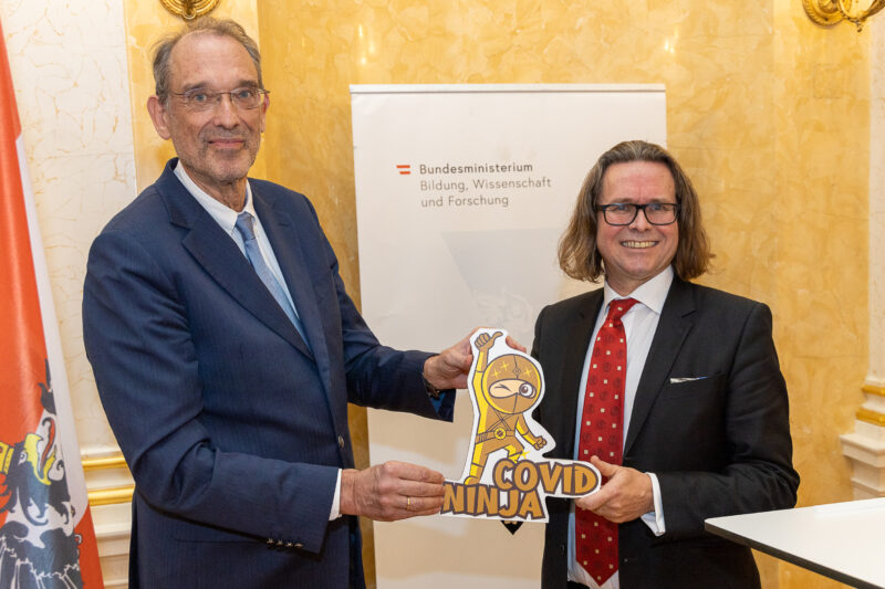 Martin Polaschek (r.) übernimmt die Bildungsagenden von Heinz Faßmann (l.). Foto: Martin Lusser Martin Polaschek (r.) übernimmt die Bildungsagenden von Heinz Faßmann (l.). Foto: Martin Lusser