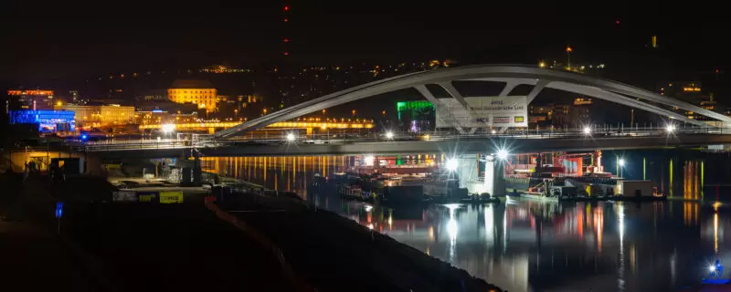 Linz erhielt 2021 ein neue Donaubrücke. In der SPÖ Oberösterreich 2022 sind politische Brücken eingebrochen. Foto: Stadt Linz / PTU/P.H.