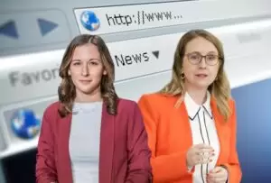 Einsatz für ein sicheres Internet: Staatsekretärin für Jugend Claudia Plakolm und Digitalisierungsministerin Margarete Schramböck. Foto: BKA / Andy Wenzel & Arno Melicharek / iStock Henrik5000