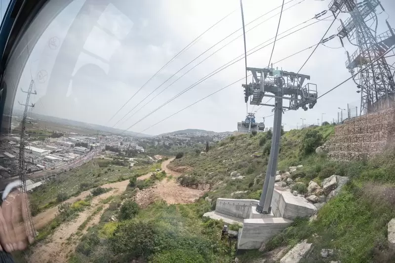 Die Seilbahn in Haifa ist ein eindrucksvolles Beispiel für die weltweite Nachfrage nach technischem Know-how österreichischer Spitzenunternehmen. Foto: Holey