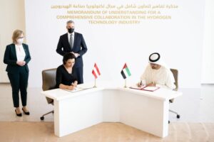 Für eine Zukunft ohne russischem Gas setzte sich Bundeskanzler Karl Nehammer, Landwirtschaftsministerin Elisabeth Köstinger und Energieministerin Leonore Gewessler in Abu Dhabi ein. Foto: BKA / Tatic