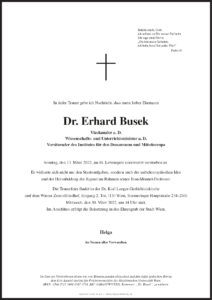 Parte Dr. Erhard Busek