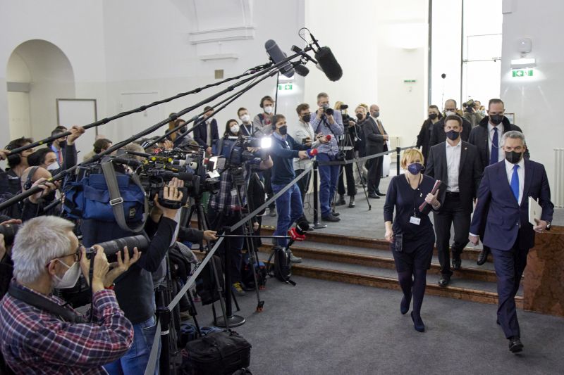 Bundeskanzler Karl Nehammer beim Untersuchungsausschuss. Foto: Parlamentsdirektion / Thomas Topf Bundeskanzler Karl Nehammer beim Untersuchungsausschuss. Foto: Parlamentsdirektion / Thomas Topf