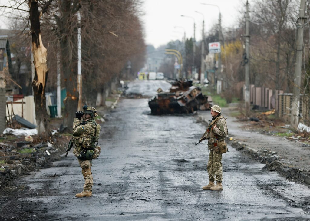 Zerstörungen in der Ukraine durch russische Invasion. Foto: Bka-Dragan Tatic