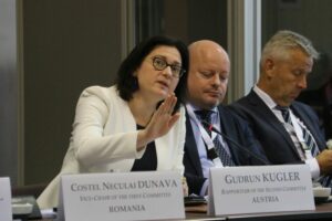 Gudrun Kugler, Menschenrechtssprecherin der ÖVP, warnt vor einem Genozid in Bergkarabach. (Im Bild im Vorjahr bei der OSZE). Foto: OSCE PA International Secretariat