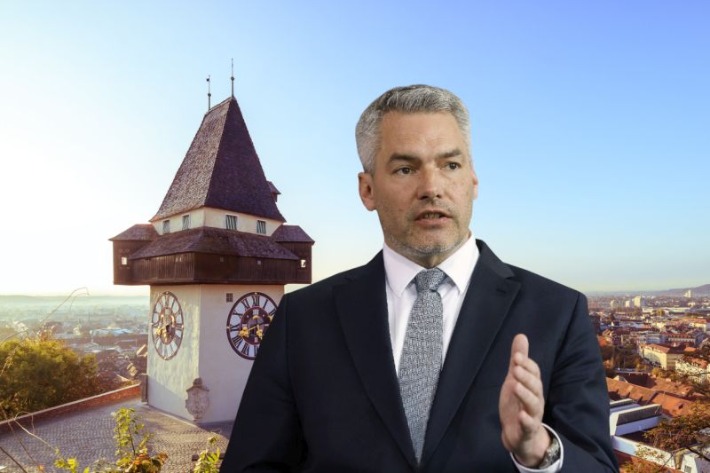 Kandidat für Obmannwahl am 14. Mai bei einem außerordentlichen Parteitag der ÖVP: Bundeskanzler Karl Nehammer. Foto: BKA / Dragan Tatic / iStock breath10 Kandidat für Obmannwahl am 14. Mai bei einem außerordentlichen Parteitag der ÖVP: Bundeskanzler Karl Nehammer. Foto: BKA / Dragan Tatic / iStock breath10