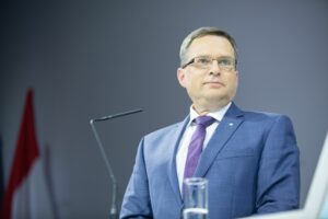 Kann eine beachtliche Halbzeitbilanz für den ÖVP-Klub vorlegen: Klubobmann August Wöginger: "Wir haben Halbzeit der Legislaturperiode. Und wir werden auch die zweite Halbzeit gut zu Ende spielen." Foto: Jakob Glaser