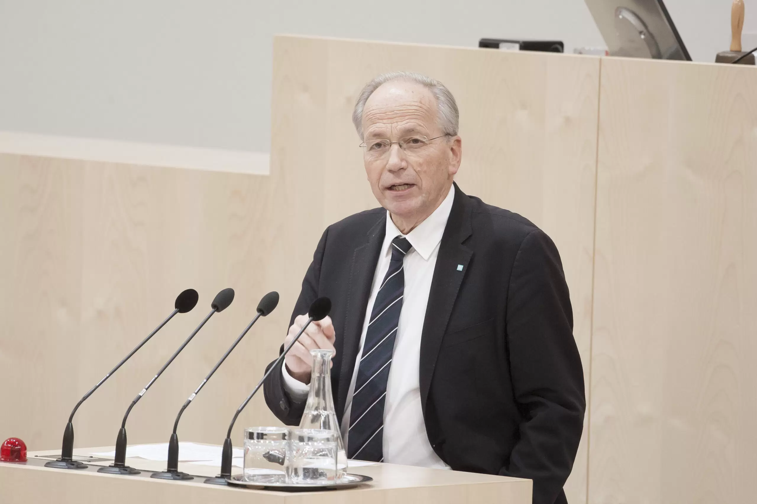 Rudolf Taschner, Bildungs- und Wissenschaftssprecher der ÖVP: Ein Aufruf, den Lehrberuf zu ergreifen. Foto: Parlamentsdirektion / Thomas Jantzen