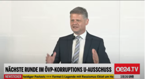 Der U-Ausschuss geht in seine 24. Runde und der Erkenntnisgewinn dürfte wieder einmal dürftig sein. Es würden legale Handlungen von Seiten der anderen Parteien stets skandalisiert, obwohl man selbst genau das selbe mache, so Fraktionsvorsitzender der ÖVP, Andreas Hanger. Foto: Schreenshot Zur-Sache