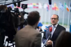 Der Westbalkan sei der "EU-Innenhof". Es brauche klare Signale für eine EU-Perspektive, so Schallenberg in Brüssel. Foto: BMEIA / Michael Gruber