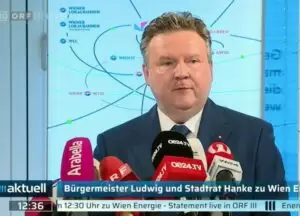 Neue kritische Fragen an Bürgermeister Michael Ludwig (o.) auch nach seiner ersten Erklärung zum Debakel von Wien-Energie. Foto: Screenshot Zur-Sache/tvthek.orf.at