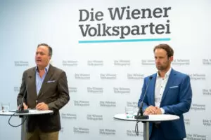 Die Wien Energie befindet sich in einer finanziellen Notlage. Nun melden sich der Klubobmann der Wiener Volkspartei, Markus Wölbitsch, und Landtagspräsident und Finanzsprecher Manfred Juraczka zu Wort. Foto: Wiener Volkspartei / Rainer Eckharter