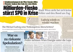 Viele Experten sind ratlos und können sich das Vorgehen der Stadt Wien und der Wien Energie nicht erklären. Einhelliger Tenor: Solche Notlagen passieren nicht über Nacht. In Konzernen dieser Dimension sind vom Risiko-Management bis zum Aufsichtsrat genügend Netze, denen rechtzeitig solch dramatische Entwicklungen bekannt sein müssten. Foto-Montage: Kronen Zeitung, Standard, Salzburger Nachrichten, Kurier