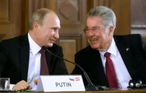 Hatten offenbar viel zu lachen. Heinz Fischer empfing den russischen Präsident im Juni 2014 in Wien. Foto: imagoimages/ITAR-TASS