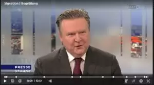 "Grüß Gott und schönen Guten Morgen" sagte Wiens Bürgermeister Michael Ludwig in der TV-Pressestunde.