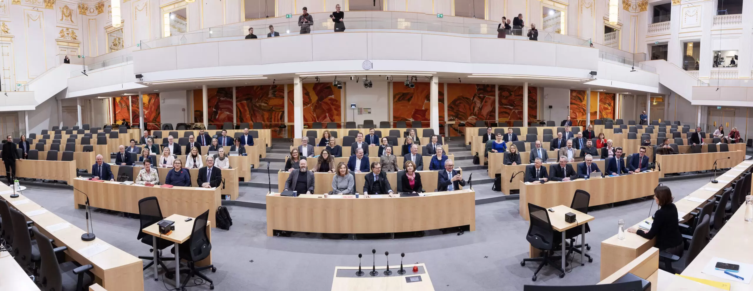 Europa-Debatte und umfangreiche Tagesordnung: Dr Bundesrat tagte letztmals in der Hofburg. Foto: Bubu Dujmic