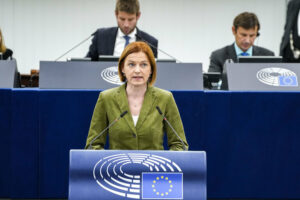 MEP Simone Schmiedtbauer, Europäische Volkspartei: Ja zu Umwelt, nein zu Attacke auf Waldbewirtschaftung. Foto: EP