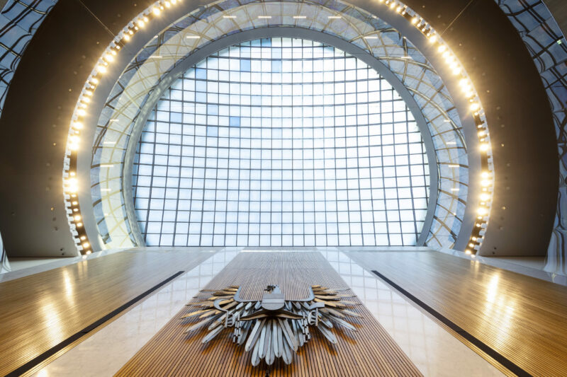 Unter der neuen Glaskuppel im neu renovierten Parlament tritt am Mittwoch der Nationalrat zu seiner Sitzung zusammen. Foto: Parlament/Ulrike Wieser Unter der neuen Glaskuppel im neu renovierten Parlament tritt am Mittwoch der Nationalrat zu seiner Sitzung zusammen. Foto: Parlament/Ulrike Wieser