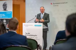 Innenministerium und WEISSER RING luden zum 13. Tag der Kriminalitätsopfer. Foto: BMI Jürgen Makowecz