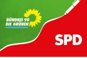 Nach der Wahlniederlage vom Sonntag wollen SPD und Grüne in Berlin nicht weichen. Trotz herber Verluste für die Sozialdemokraten will deren Spitzenkandidatin Giffey an ihren Ämtern festhalten. Foto: screenshot / gruene-harburg.de