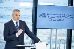 Die Regierung unter Bundeskanzler Karl Nehammer setzt weiter auf Entlastungen. Foto: ÖVP / Jakob Glaser