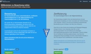 Künftig kann man sich über eine neue Plattform für einen Job als Lehrer bewerben. Foto: Screenshot Zur-Sache