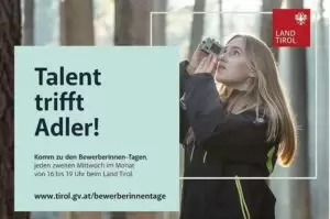 Die Arbeitslosigkeit ist in den Bundesländern Tirol und Salzburg besonders niedrig, der Arbeitsmarkt in Österreich stabil, meldet das Arbeitsmarktservice. Das Land Tirol lädt Jugend dazu ein, sich um Posten und Praktika im Land zu bewerben. Bild: Land Tirol