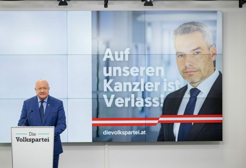 Zwei Jahre Kanzler Nehammer sind für ÖVP-General Christian Stocker zwei gute Jahre für Österreich. Foto: ÖVP