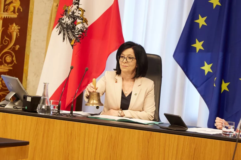 Margit Göll aus Niederösterreich führt im ersten Halbjahr den Vorsitz im Bundesrat. Foto: Parlamentsdirektion/Thomas Topf