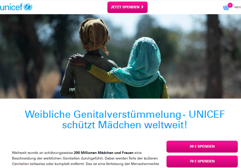 Schutz für Mädchen und Frauen: Informationen und Unterstützung unter unicef.at