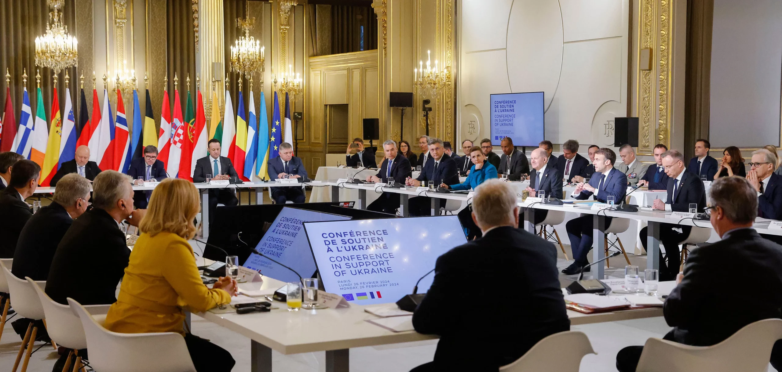 Bundeskanzler Karl Nehammer und Europas Staats- und Regierungschef berieten in Paris zur Ukraine